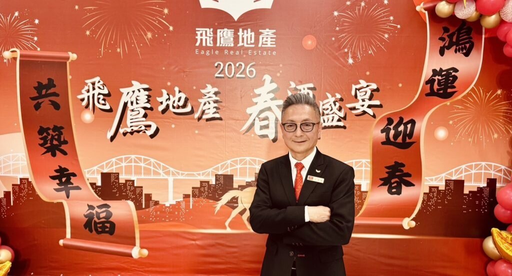 飛鷹地產集團董事長王銘國宣布進軍工業地產。圖／飛鷹地產