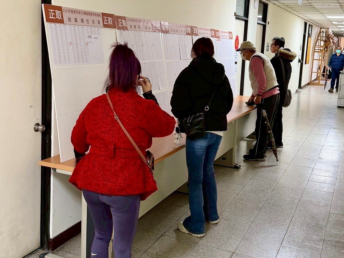 鼓勵青年安居，中市青年首次購屋優惠利息補貼加碼增加至1,200戶，抽籤結果出爐。圖／台中市住宅處提供