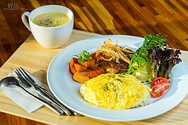 小農夫漢堡排。