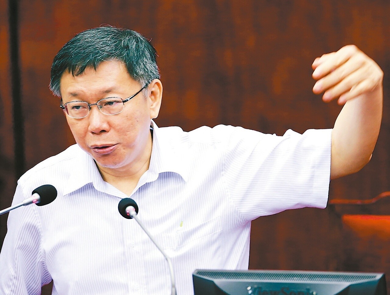 台北市長柯文哲對五大案的敵對態度,已出現後續效應,金管會主委曾銘宗示警,銀行及壽險對BOT案的投融資已轉趨審慎。 記者屠惠剛/攝影