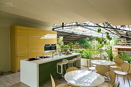 二樓廚藝教室一景。