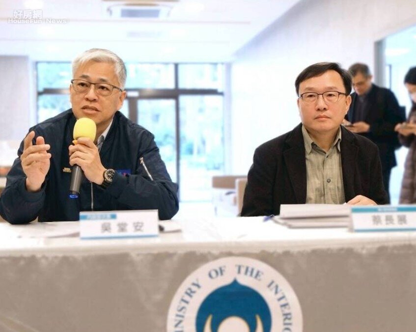 內政部部務會報會後記者會，移師位於新北市三重區的「富貴好室」社宅舉行，並由國土管理署報告「百萬戶租屋家庭支持計畫」辦理情形。圖／內政部提供