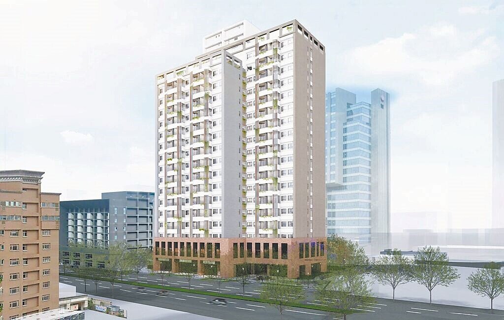 北市南港區「西新社宅」東臨向陽路、北臨基隆河，預計規畫興建地上18層建物，提供210戶社宅，建物鄰近南港高中、玉成國小，該案12日首度送交台北市都審會審議。（台北市都發局提供／張珈瑄台北傳真）