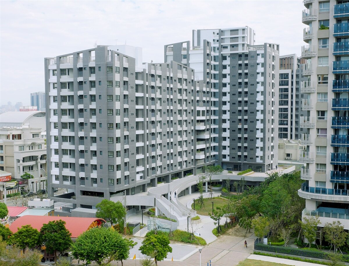 烏日高鐵好宅外觀。圖／台中市住宅處提供