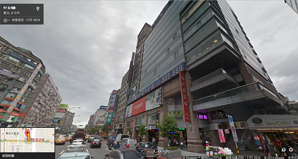 頂好名店城(截取自Google Map)