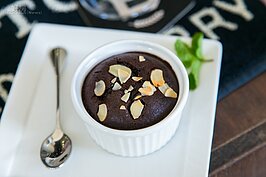 充滿濃郁巧克力味道的點心。